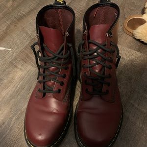 🚨SOLD🚨 cherry doc martens